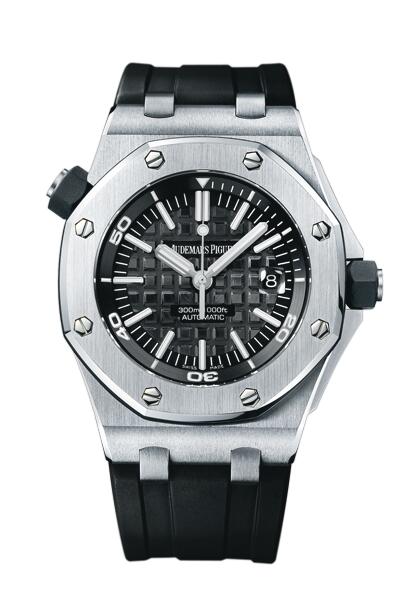 Replica AP Watch Audemars Piguet Royal Oak Offshore Diver Steel Black 15703ST.OO.A002CA.01